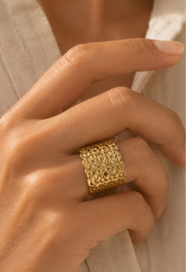 Anillo Glamore Maria Gold