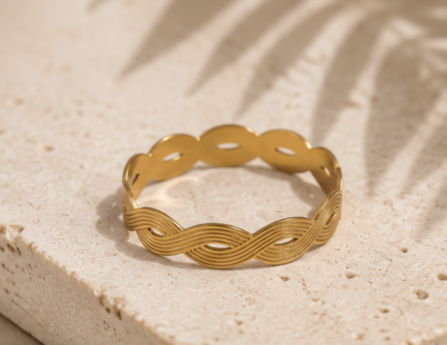 Pulsera Glamore Trenzada Gold