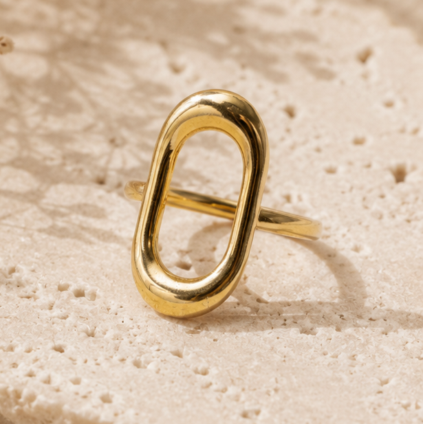 Anillo Glamore Meri Dorado