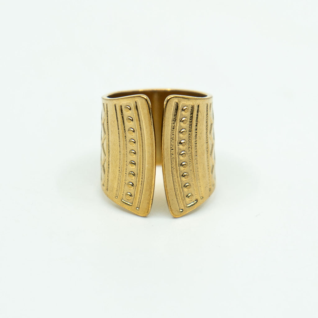 Anillo Glamore Semi-abierto Gold