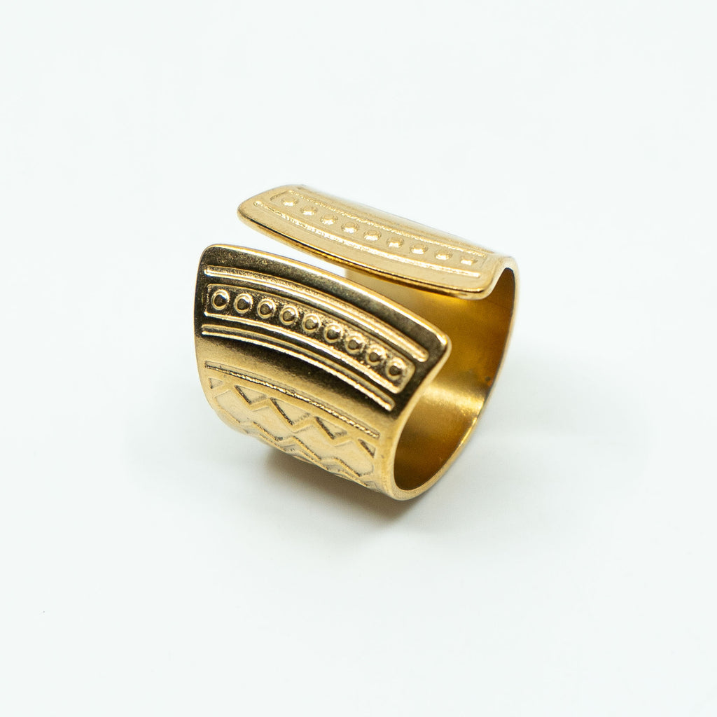 Anillo Glamore Semi-abierto Gold