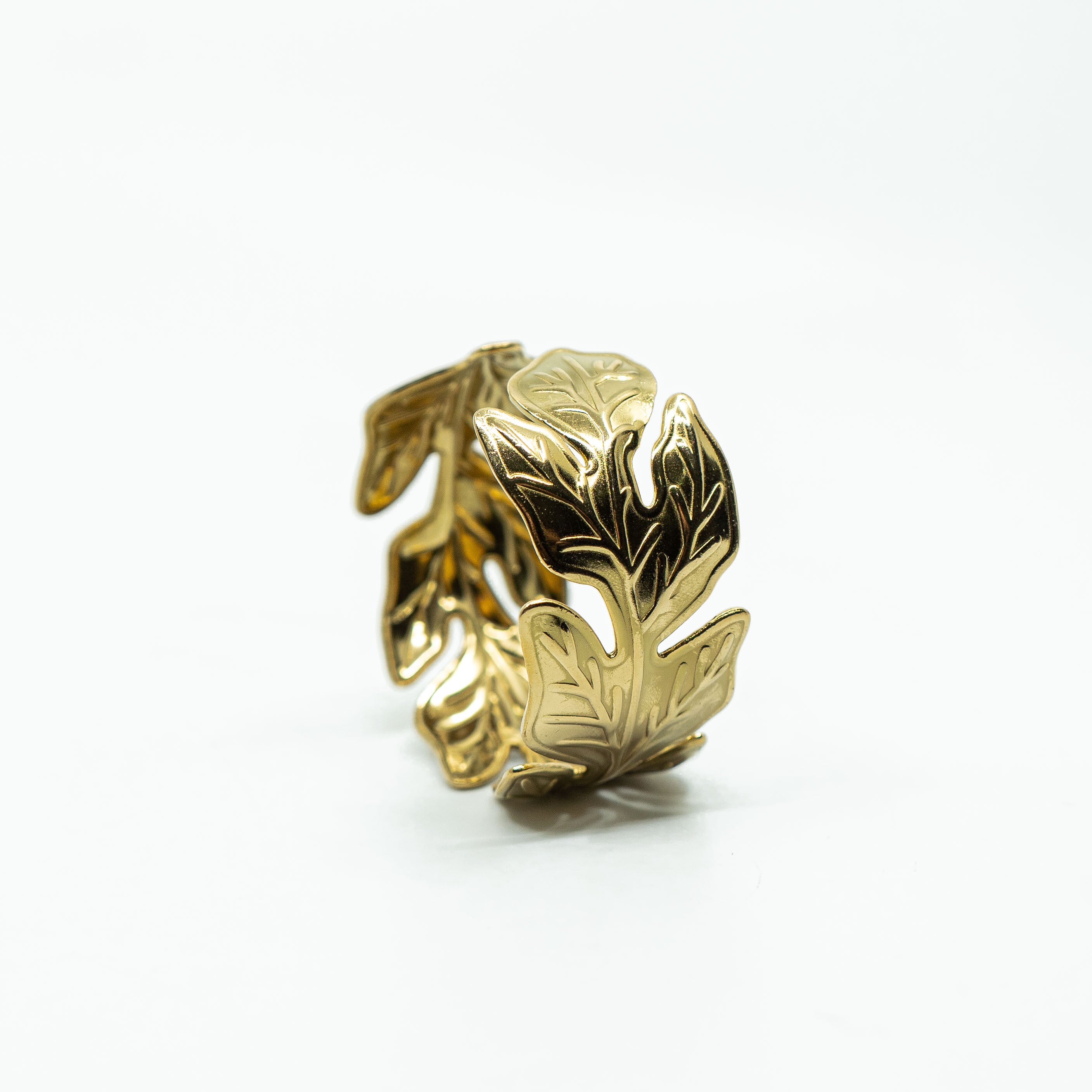 Pulsera Glamore Hojas Gold