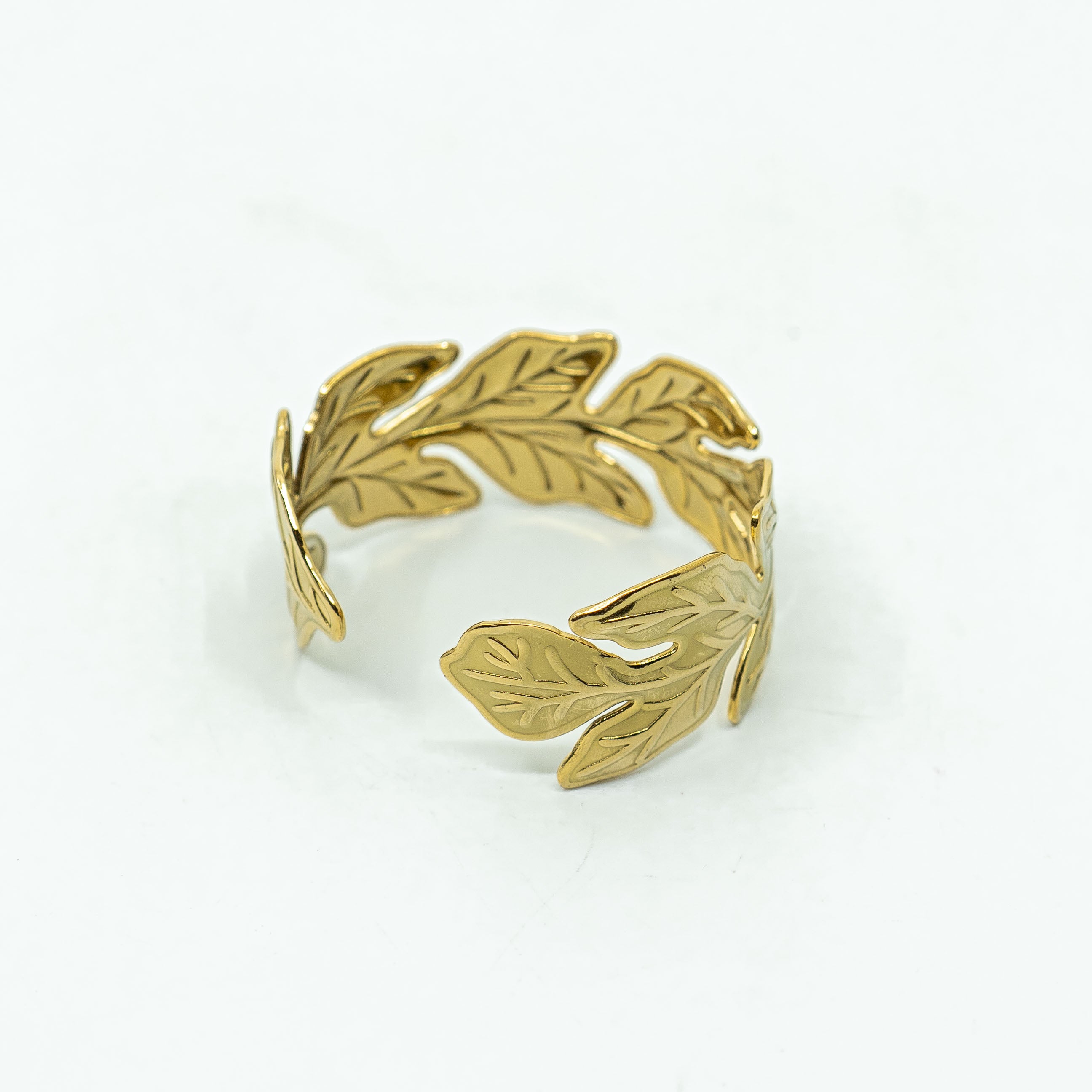 Pulsera Glamore Hojas Gold