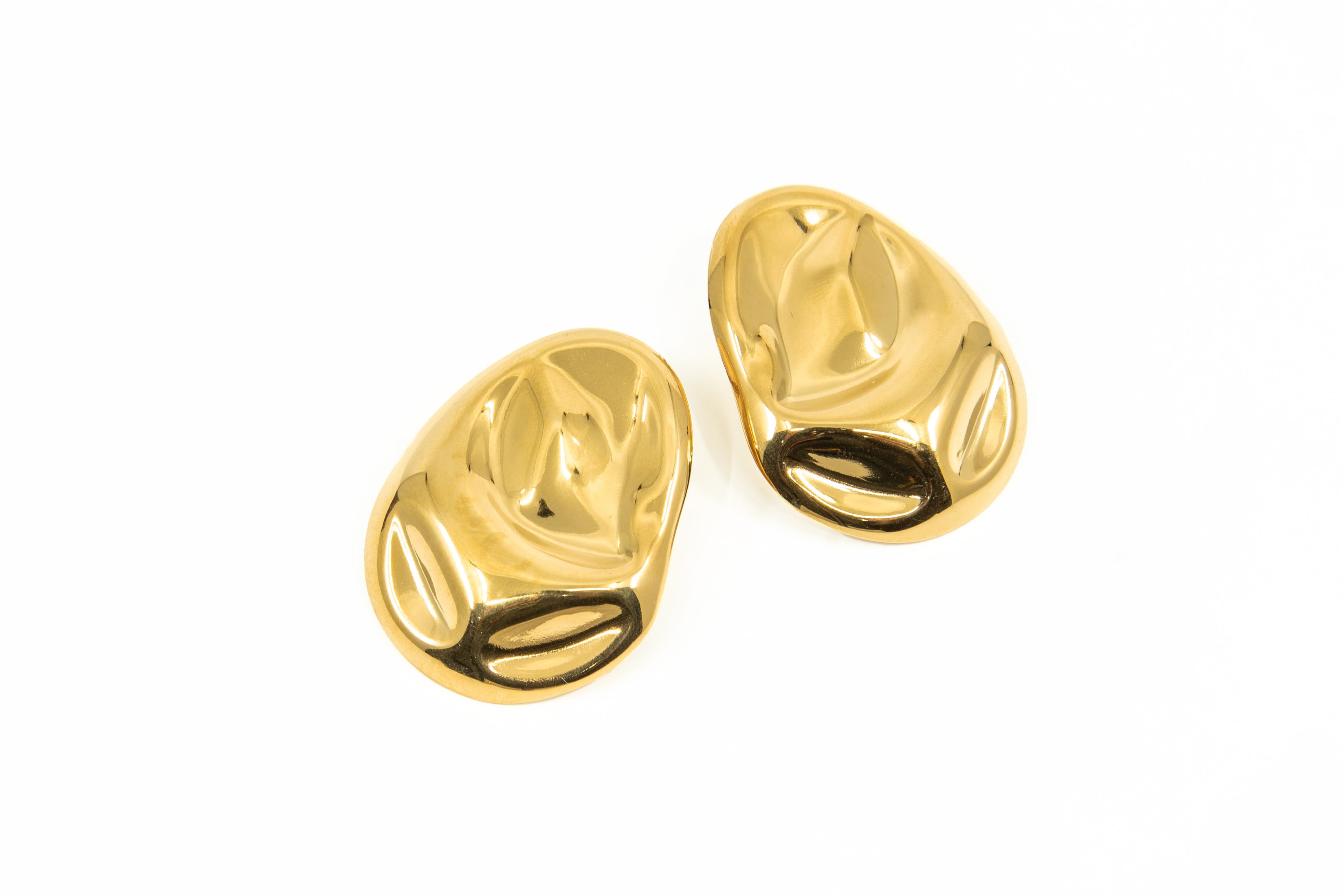 Aros irregulares Acero Inoxidable Dorado