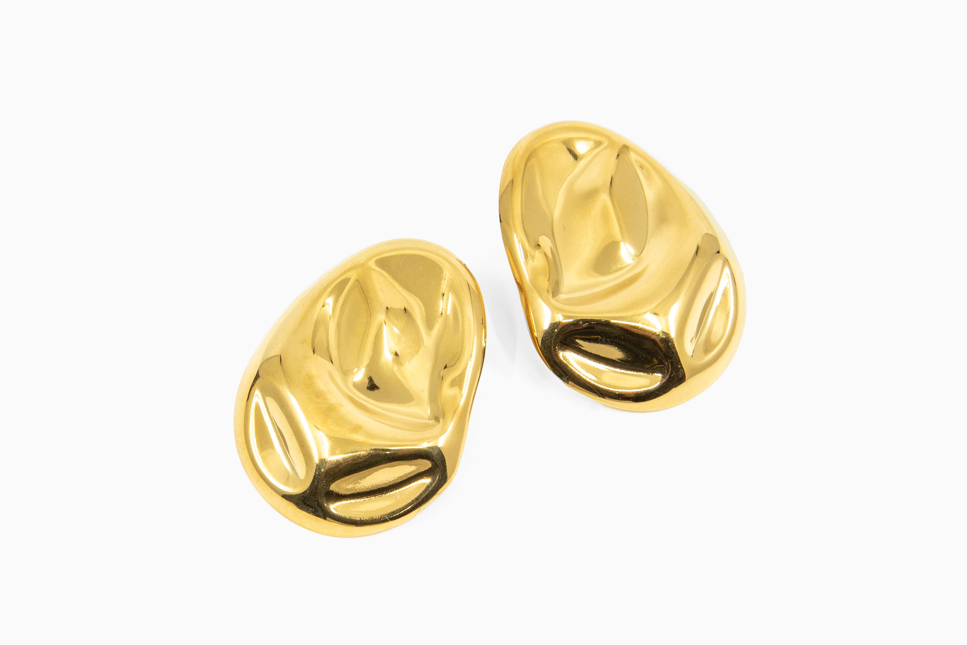 Aros irregulares Acero Inoxidable Dorado