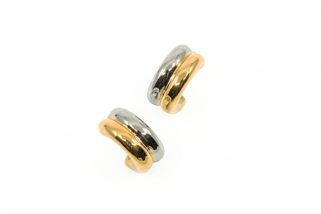 Aros Semi Argolla Dorados y Plateados