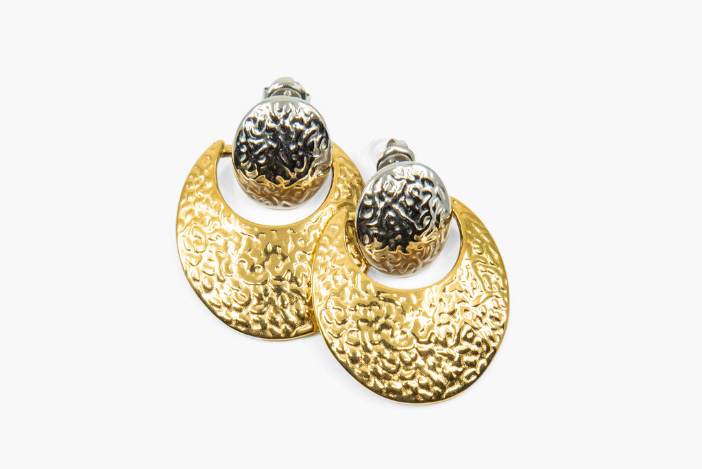 Aros Amalfi Dorado y Plateado