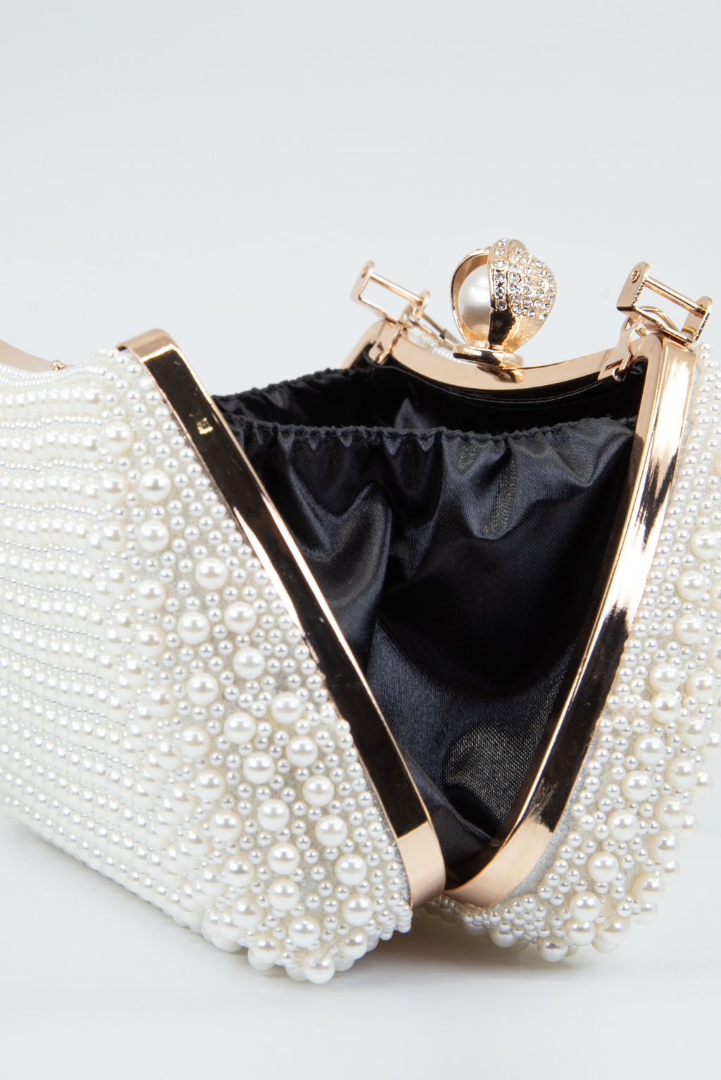 Bolso de Mano Perlas Pequeñas
