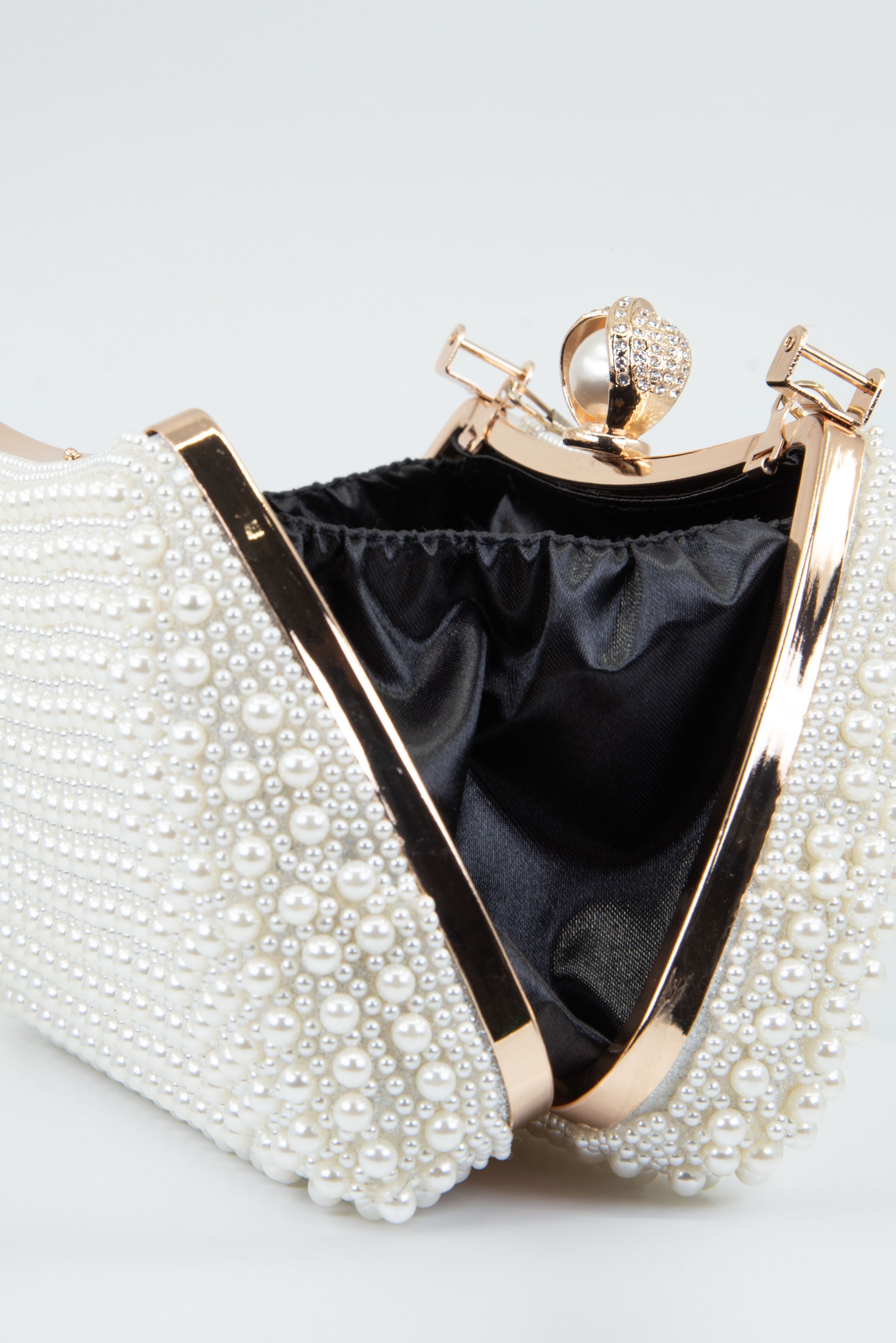 Bolso de Mano Perlas Pequeñas