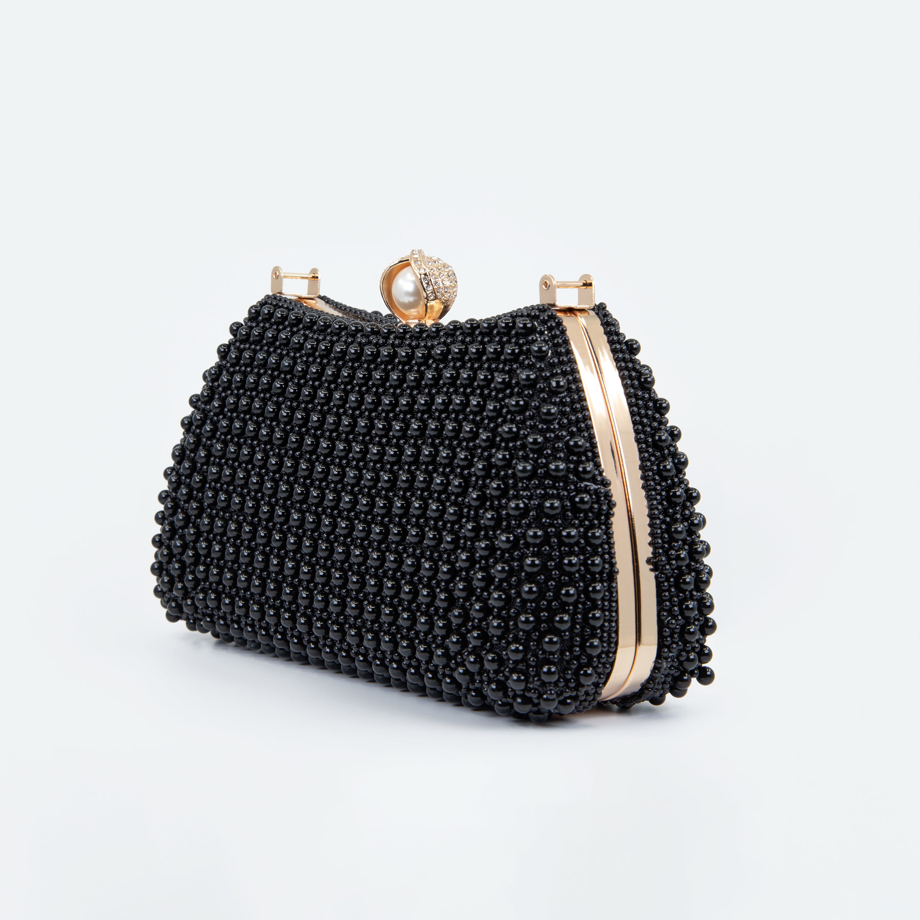 Bolso de Mano Perlas Pequeñas