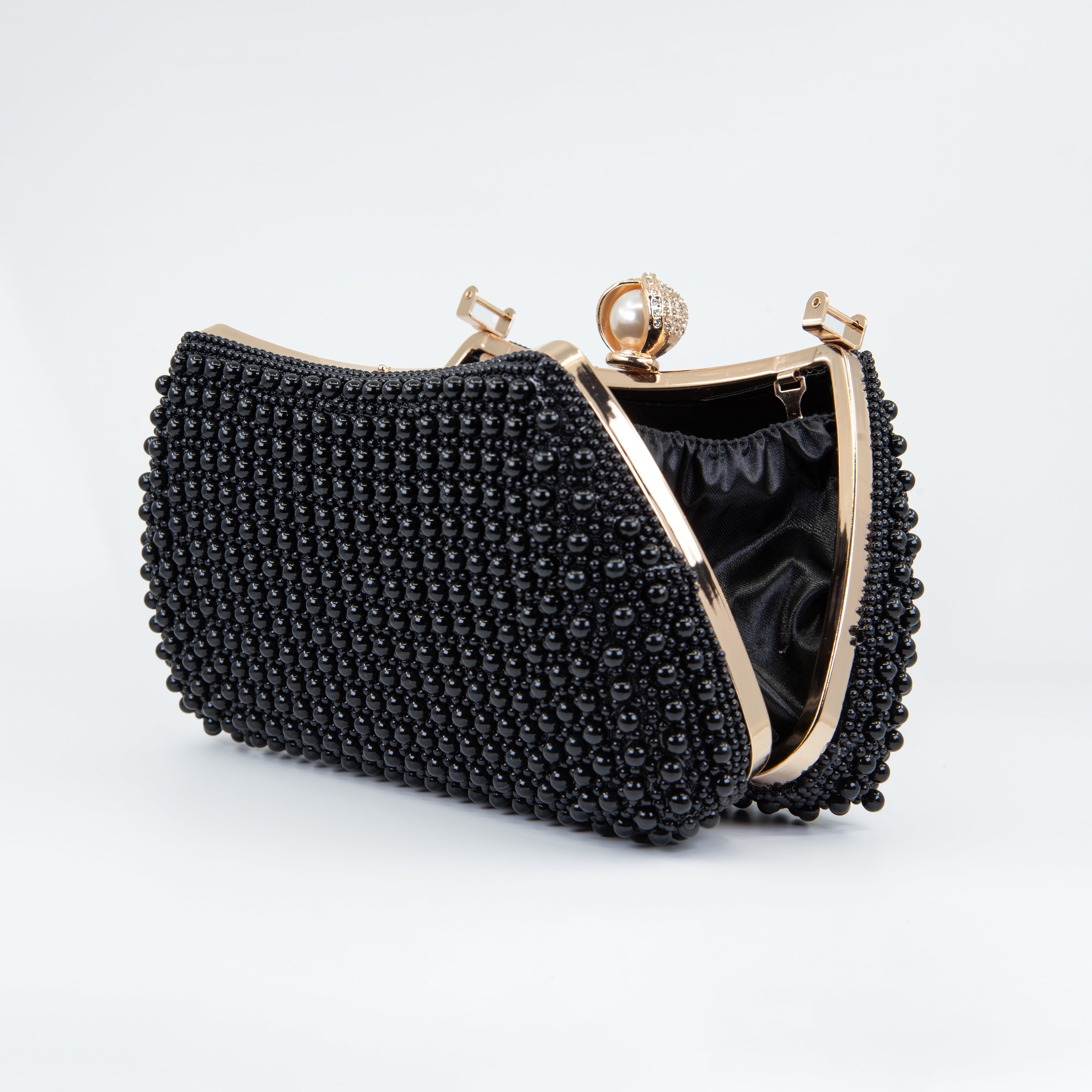 Bolso de Mano Perlas Pequeñas