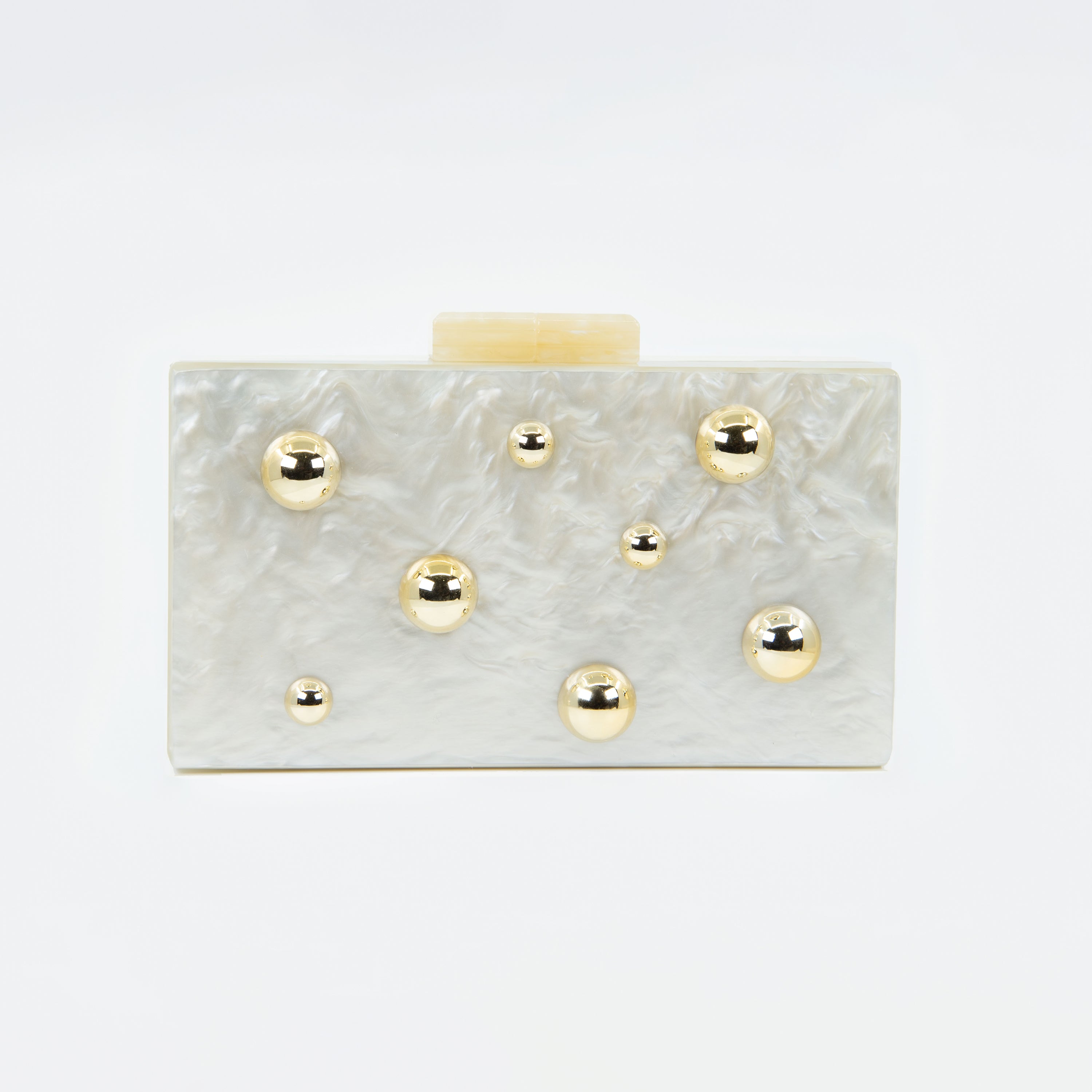 Clutch Acrílico con Tachas