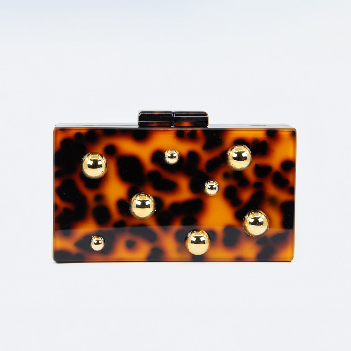 Clutch Cuadrado Elegante – Bandolera con Cadena y Piedra