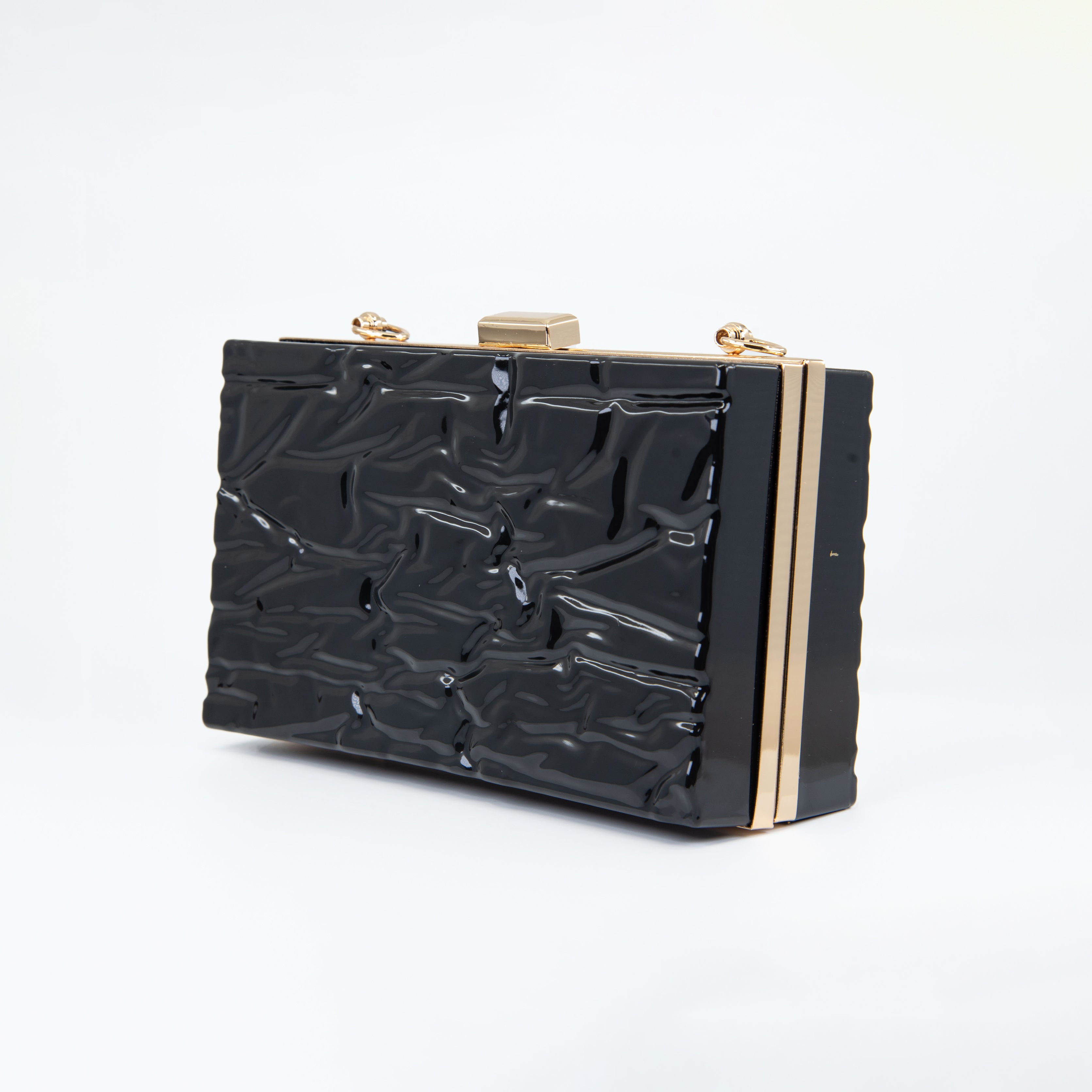 Clutch de Acrílico Efecto Agrietado