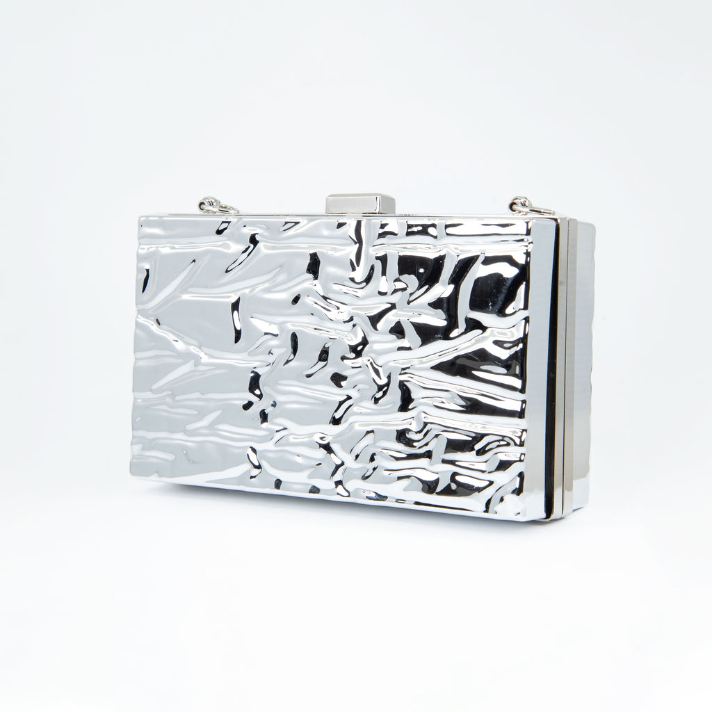 Clutch de Acrílico Efecto Agrietado