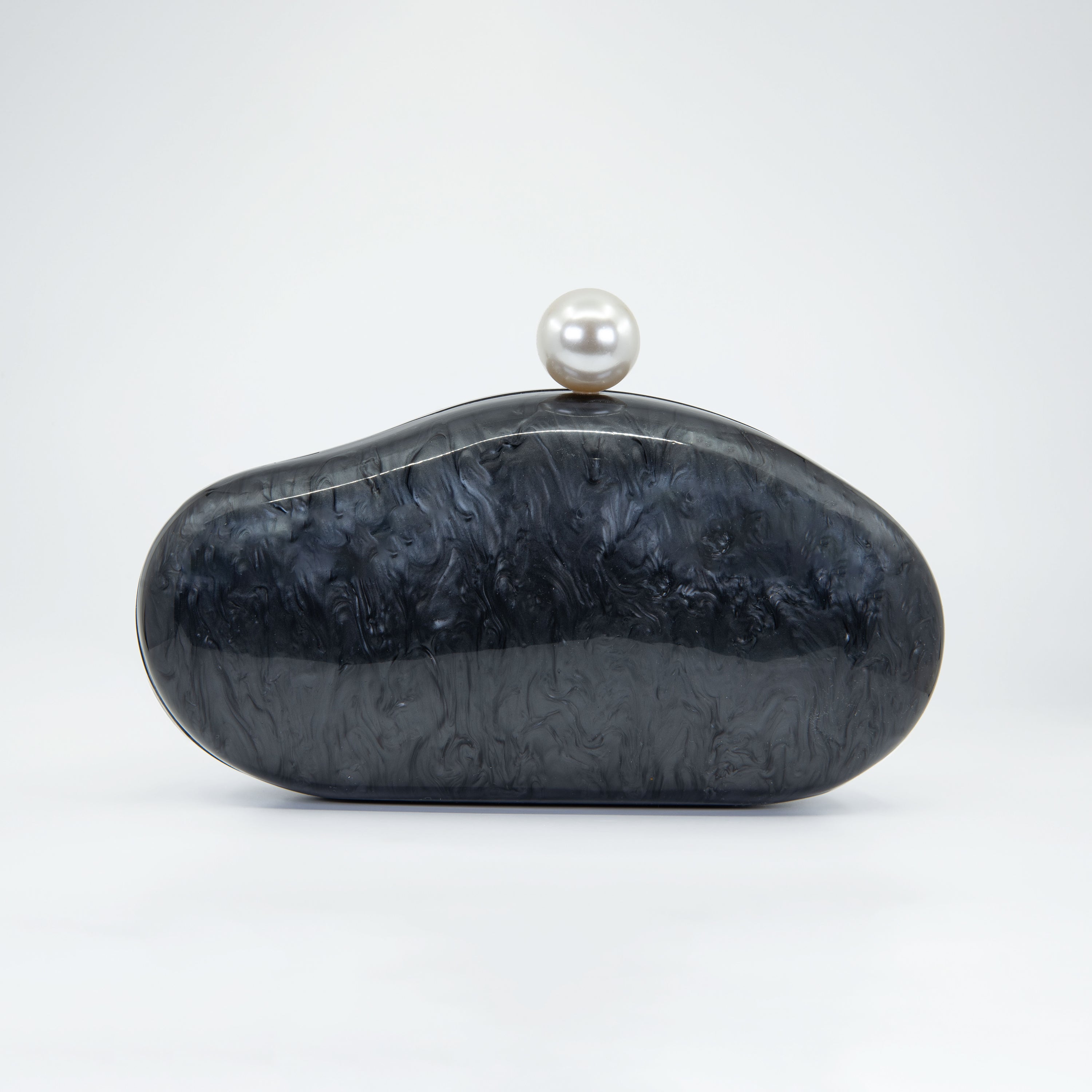 Cluch Perla Negro