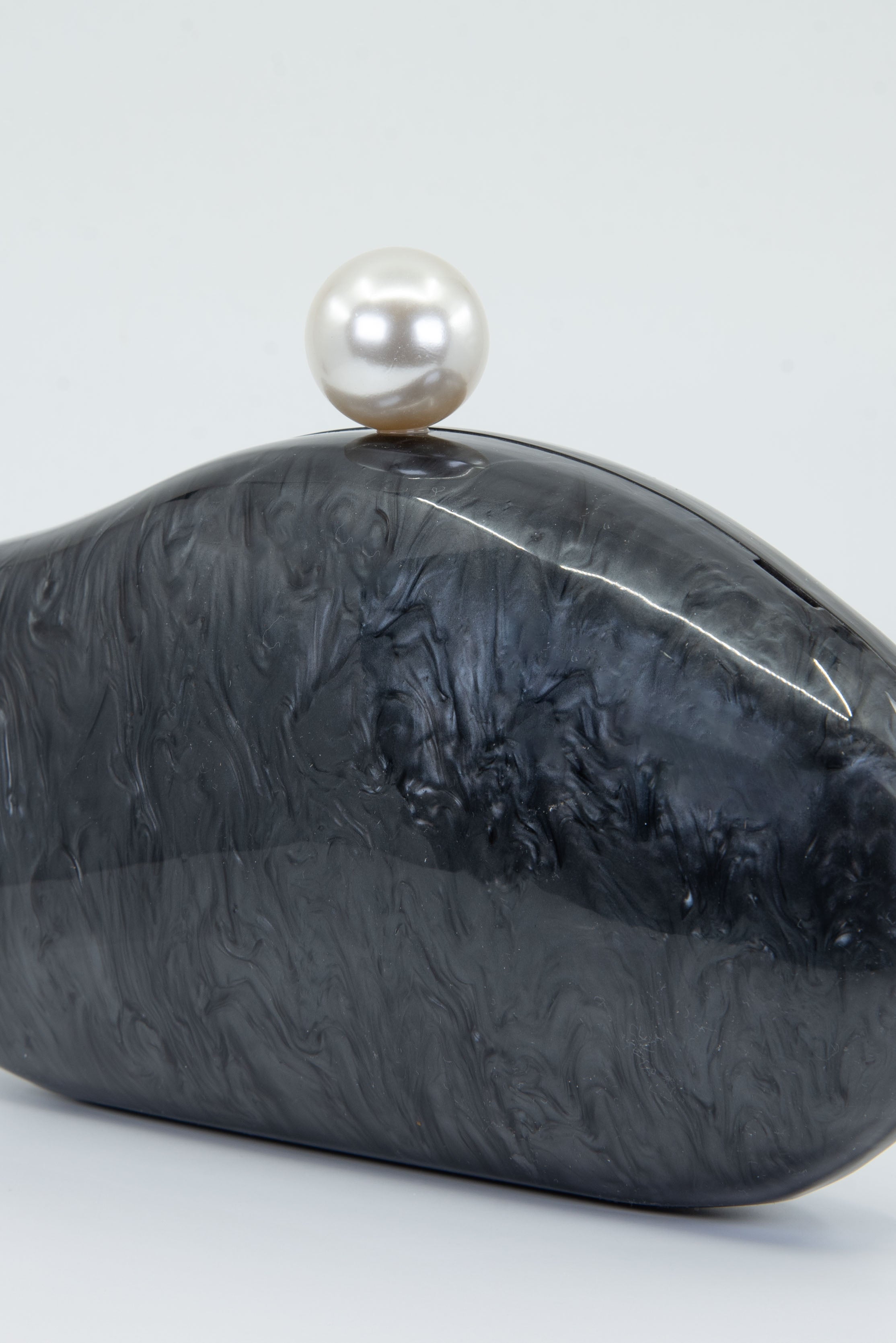 Cluch Perla Negro
