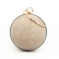 Bolso Redondo Brillante