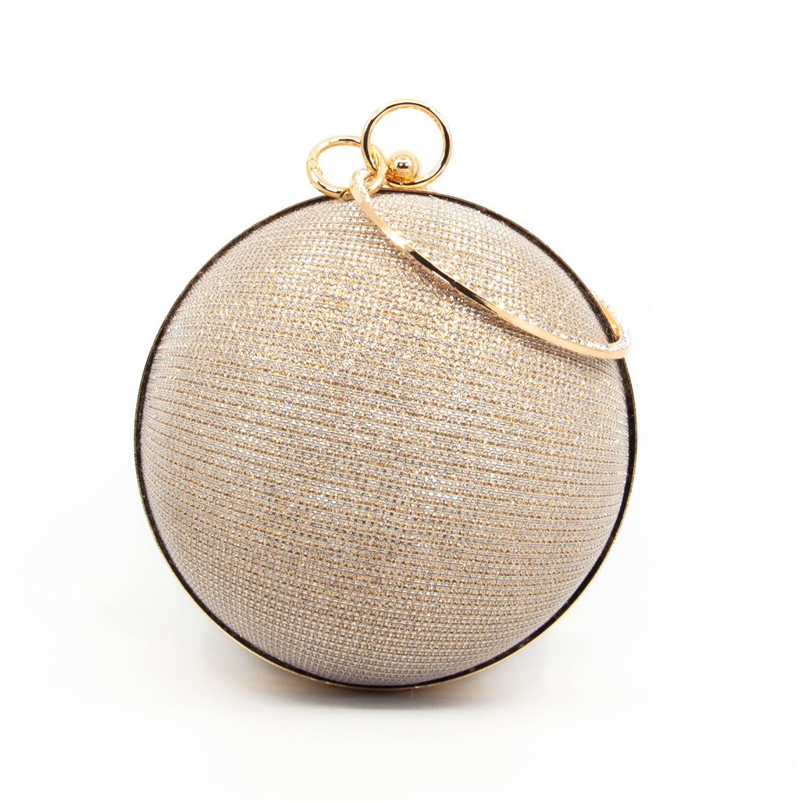 Bolso Redondo Brillante
