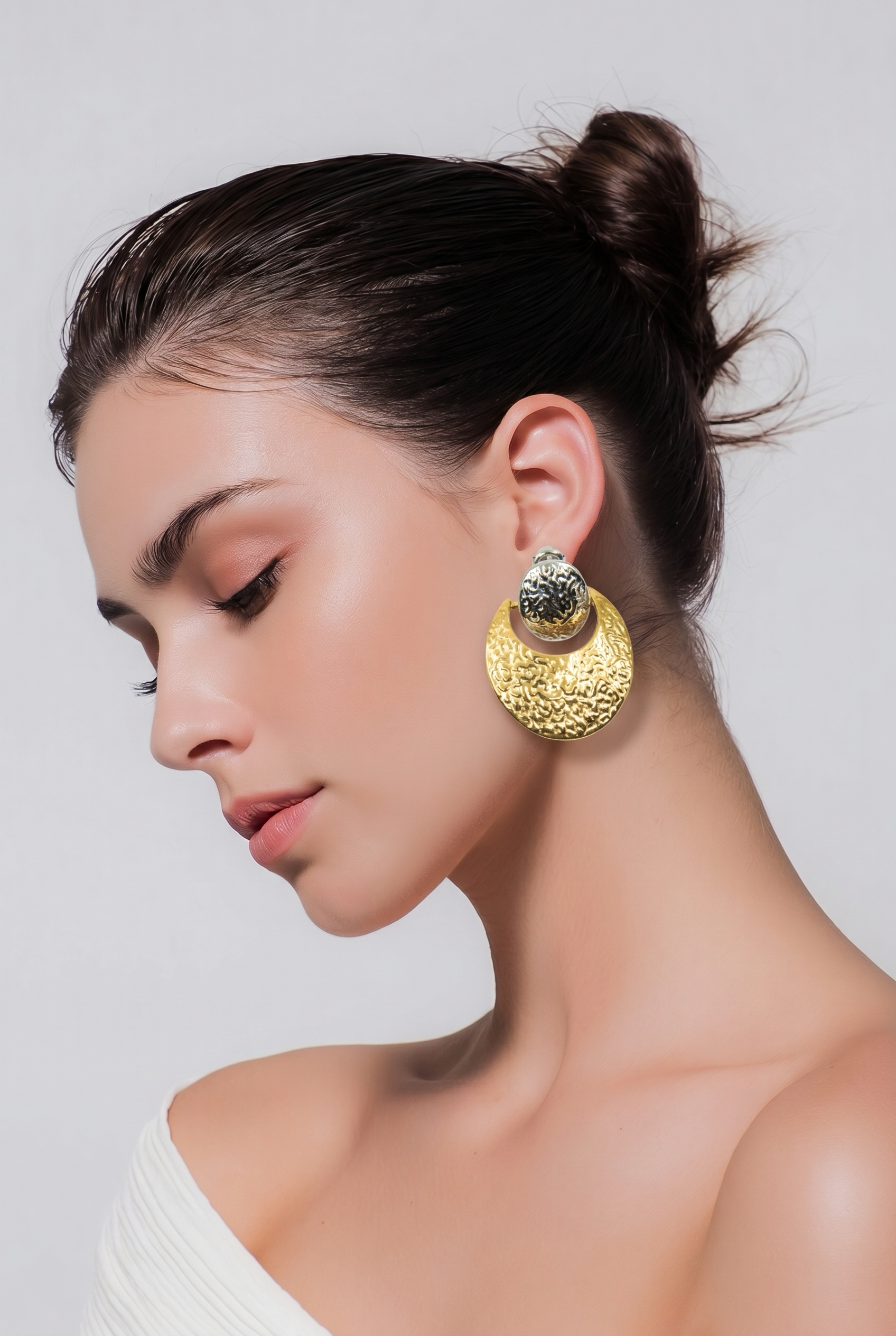 Aros Amalfi Dorado y Plateado