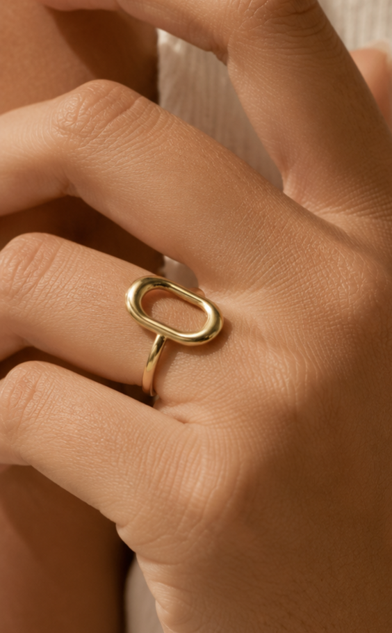 Anillo Glamore Meri Dorado