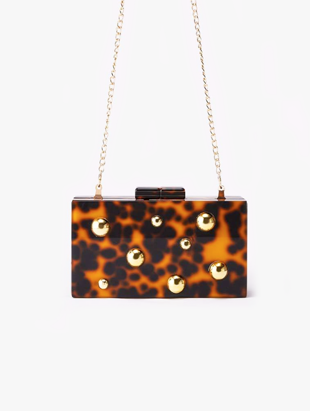 Clutch Acrílico con Tachas