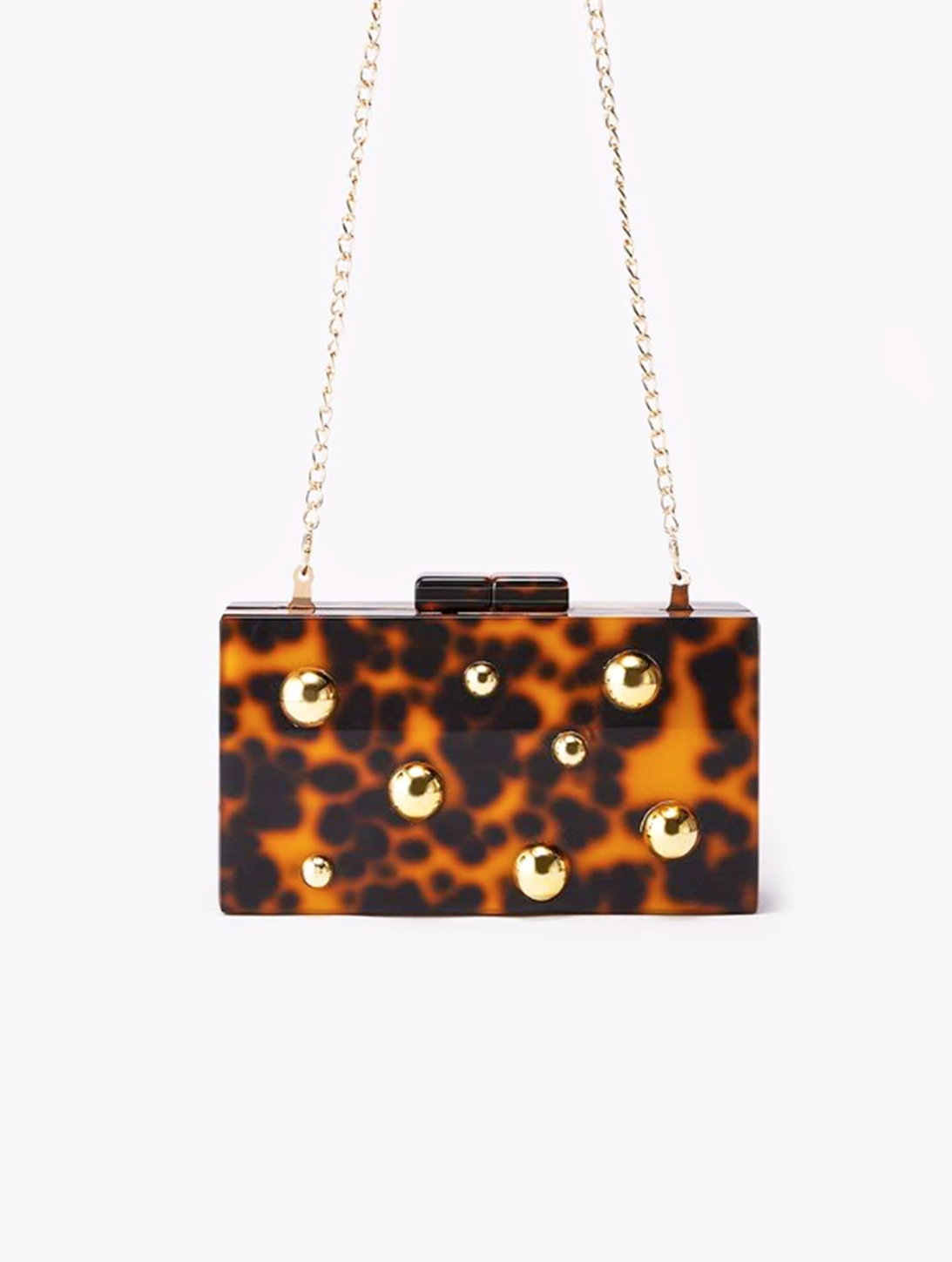 Clutch Acrílico con Tachas