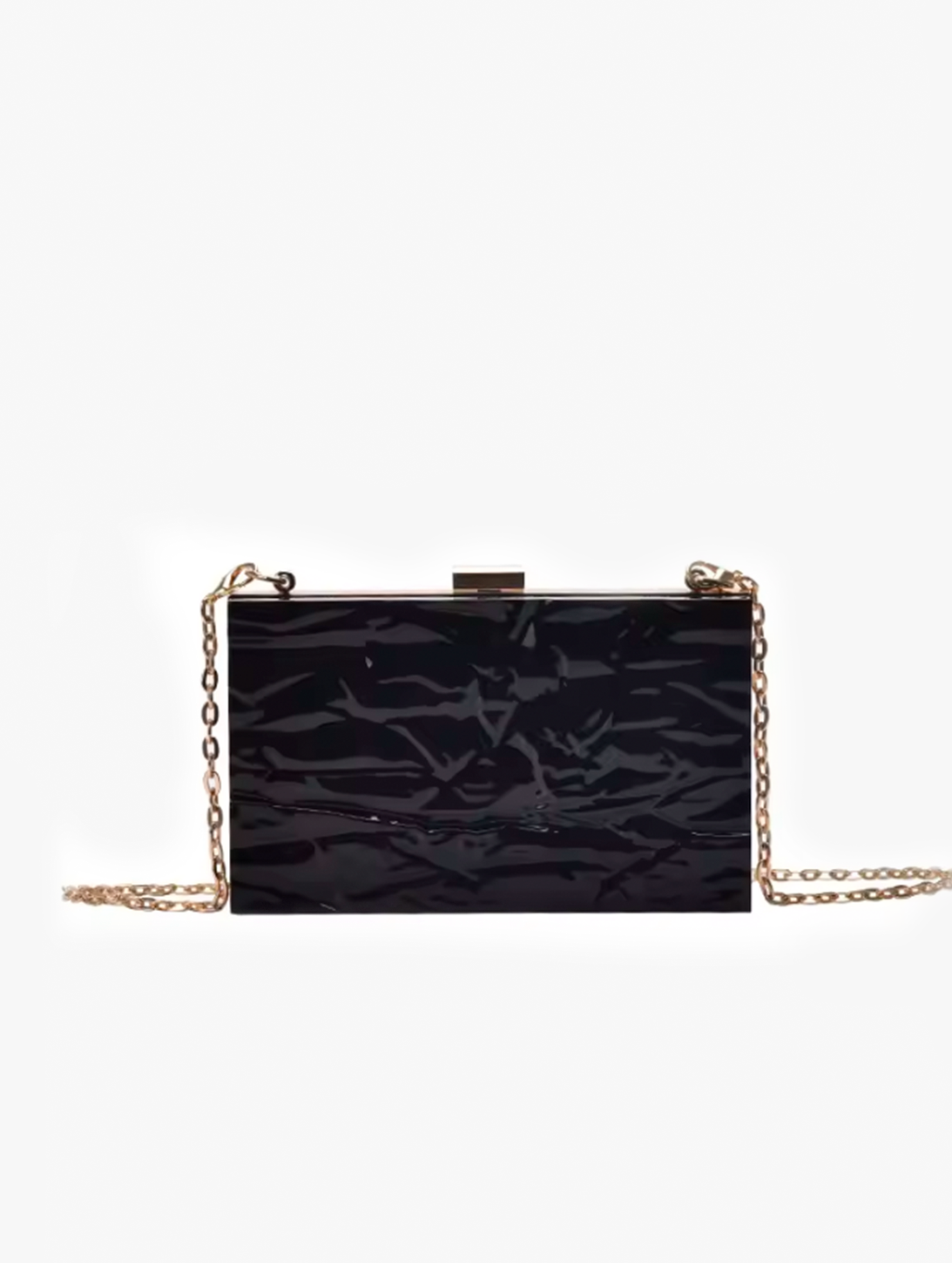 Clutch de Acrílico Efecto Agrietado